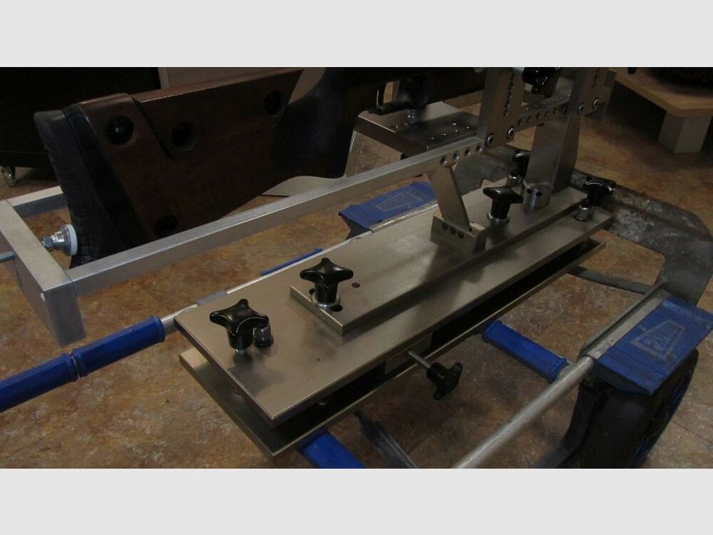 Briol stalowy stół strzelecki do testów amunicji, określanie grupy, .22 LR