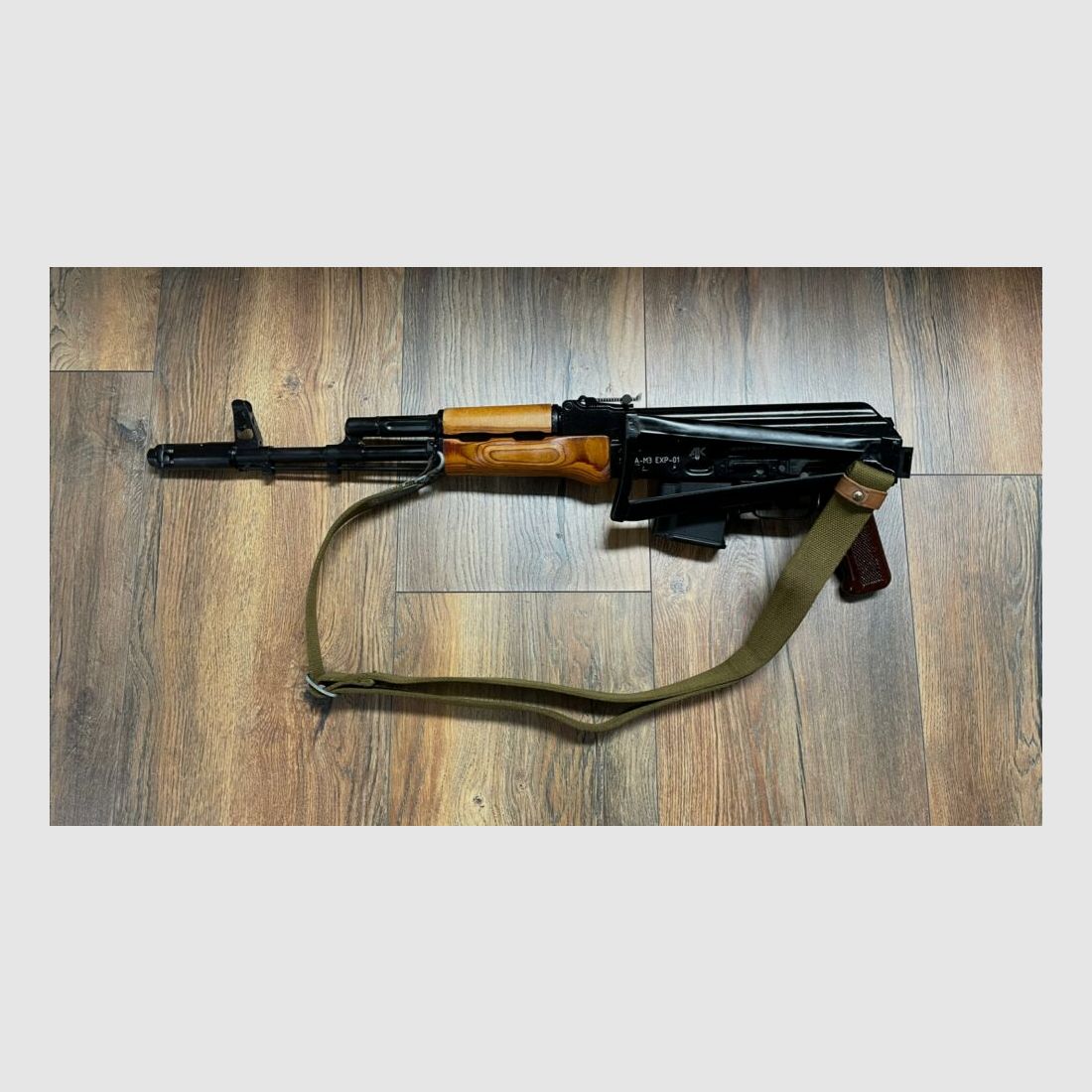 MGBs modèle spécial Izhmash Saiga MK 102 Retro - carabine semi-automatique .223Rem homologuée pour le sport ! - avec crosse pliante ! - version civile - système AKM AK47 AK74