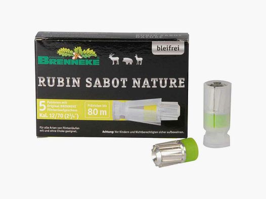BRENNEKE Flintenlaufgeschoss Rubin Sabot Nature - 19g