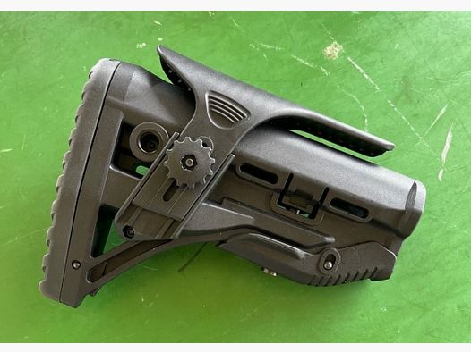 AR15 Schubschaft mit höhenverstellbarer Wangenauflage