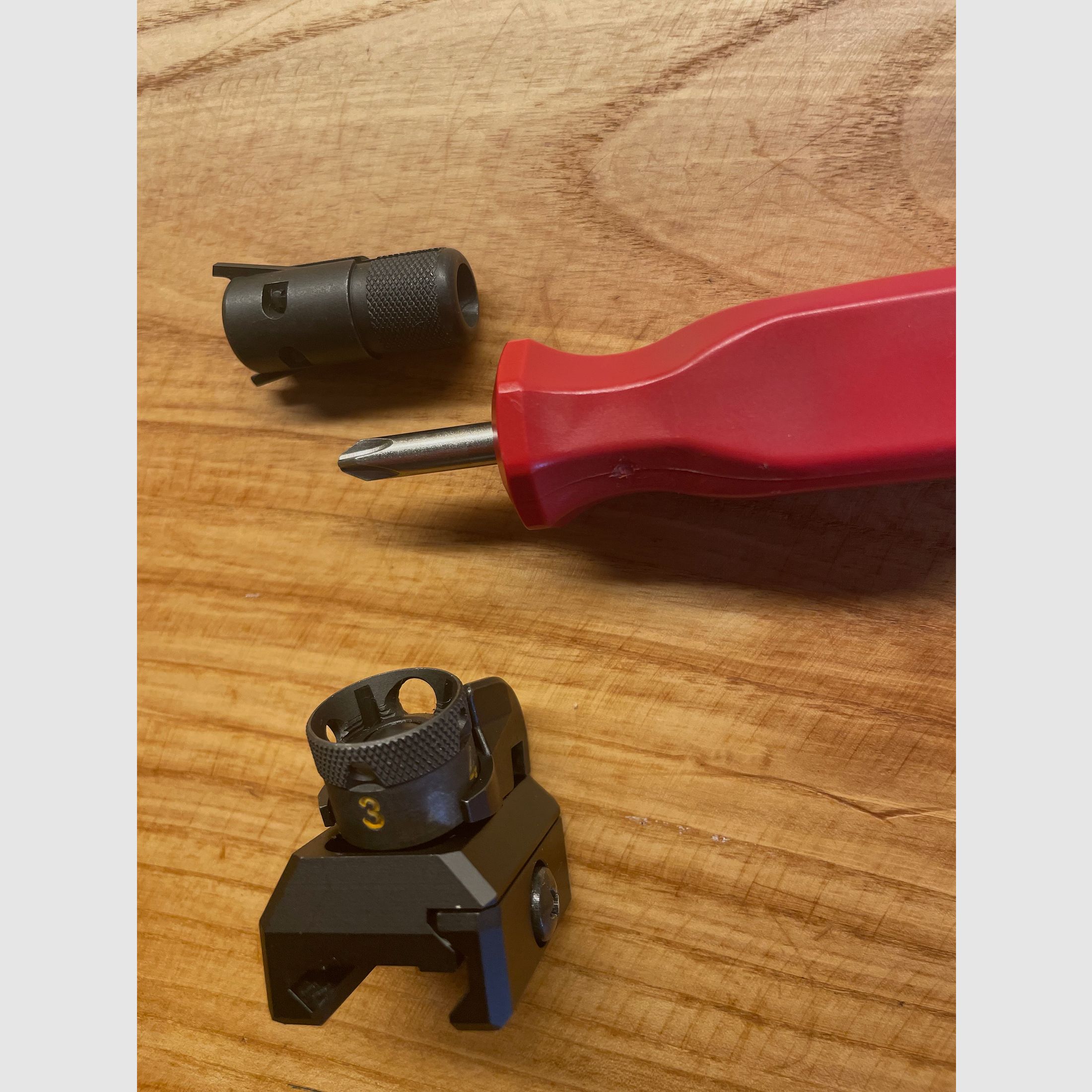 Drum sight orig. HK for MR 223, diopter, G3, Heckler und Koch SL6 SL7, etc. incl. sight adjuster