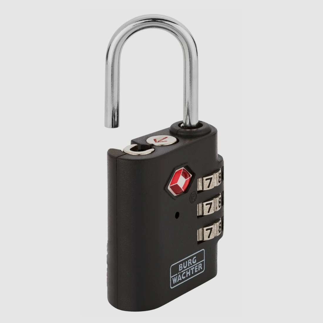 Lucchetto a combinazione di sicurezza Burg Wächter TSA 77 30 nero