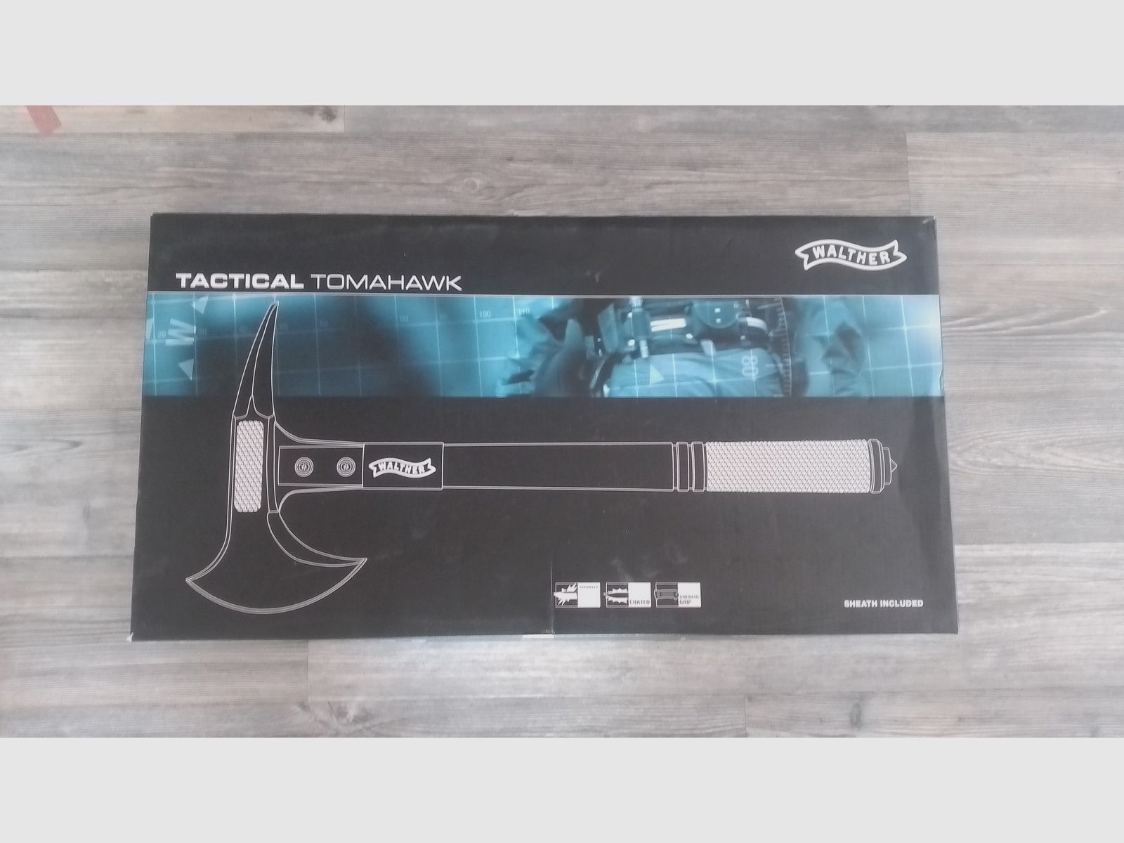 Walther Tactical Tomahawk inkl. Nylon Scheide – unbenutzt