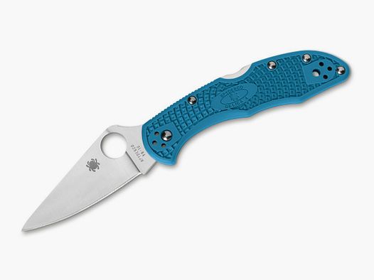 Taschenmesser Delica 4 Lightweight Flat Ground Blue