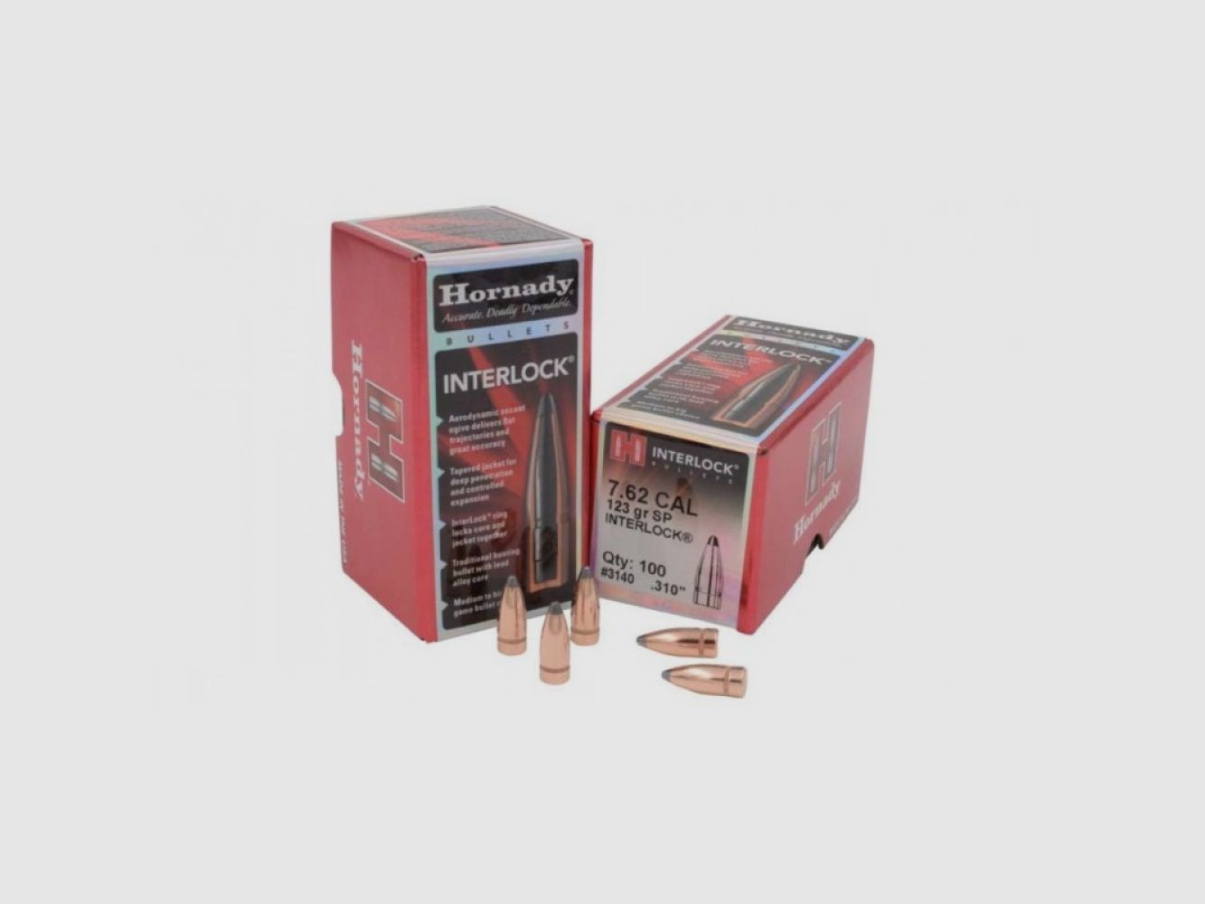 .310 Geschosse Hornady SP 123 gr VE100