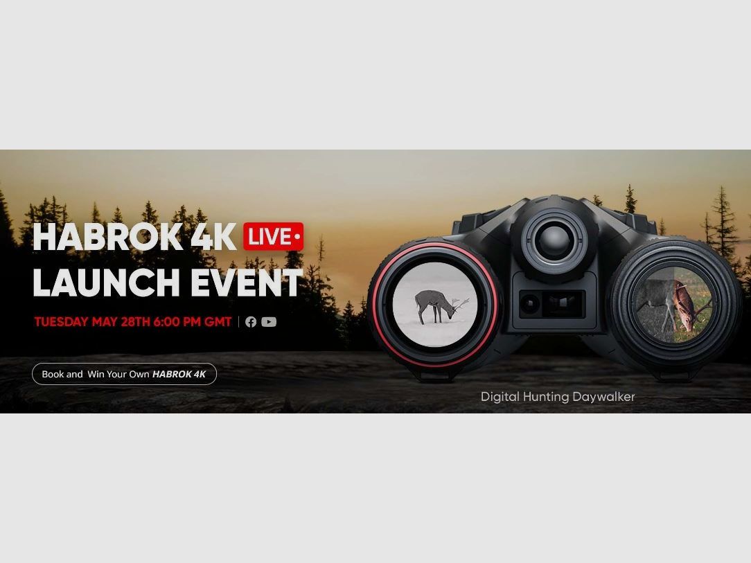 HIKMICRO Binocular Habrok 4K HE25LN 5.5–22x60