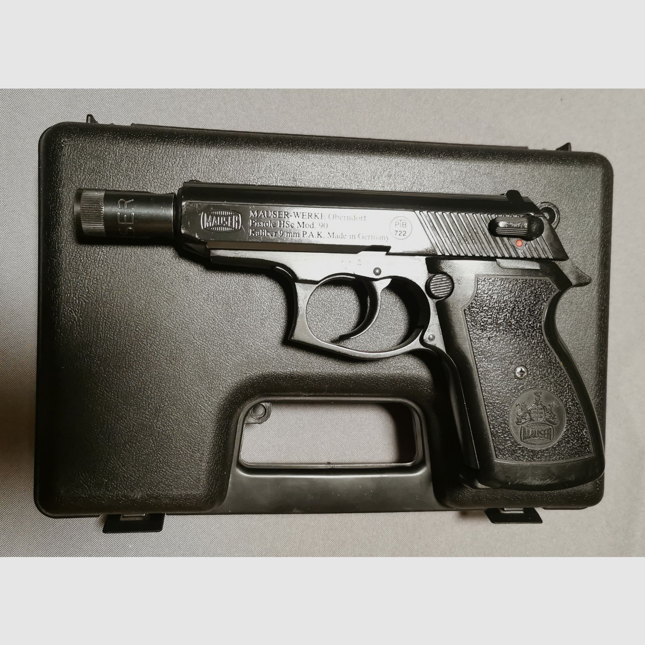 Mauser HSC 90 Schwarz Sammlerwaffen mit PTB Frei ab 18 Jahre