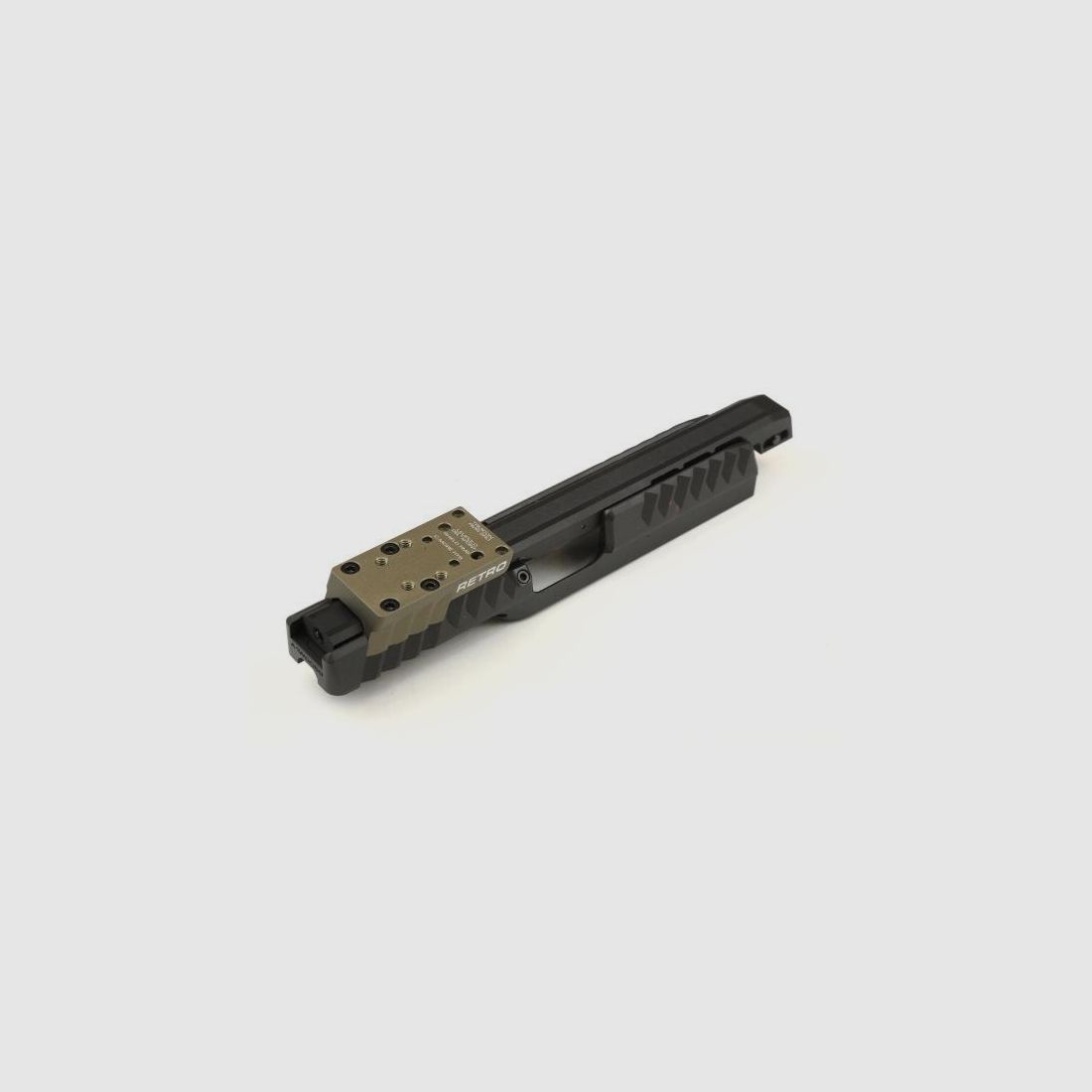 Sistema de intercambio de pistolas Laugo Arms Slide Alien Retro Kit para IPSC Production|Verde/Negro