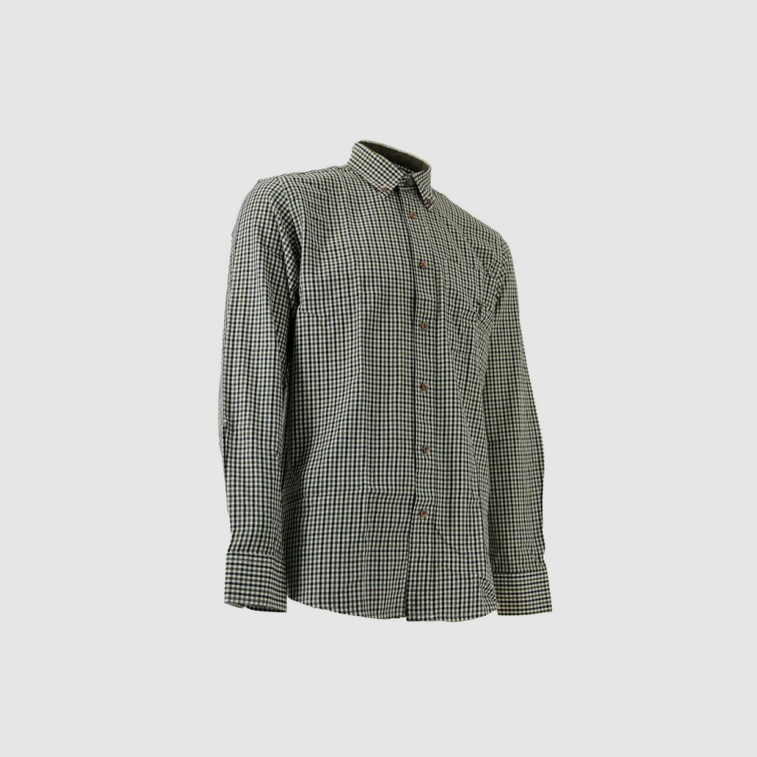 Traditional shirt 100% cotton button-down collar 1 pocket, image 2 of 6