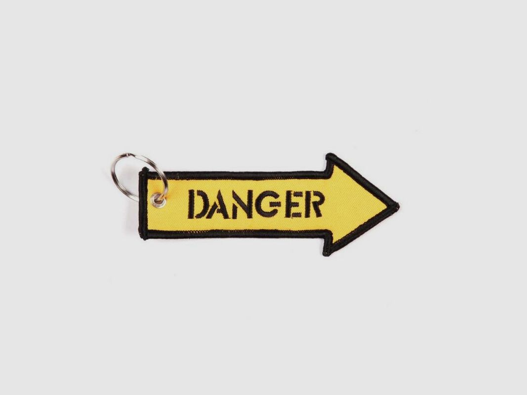 Schlüsselanhänger Danger