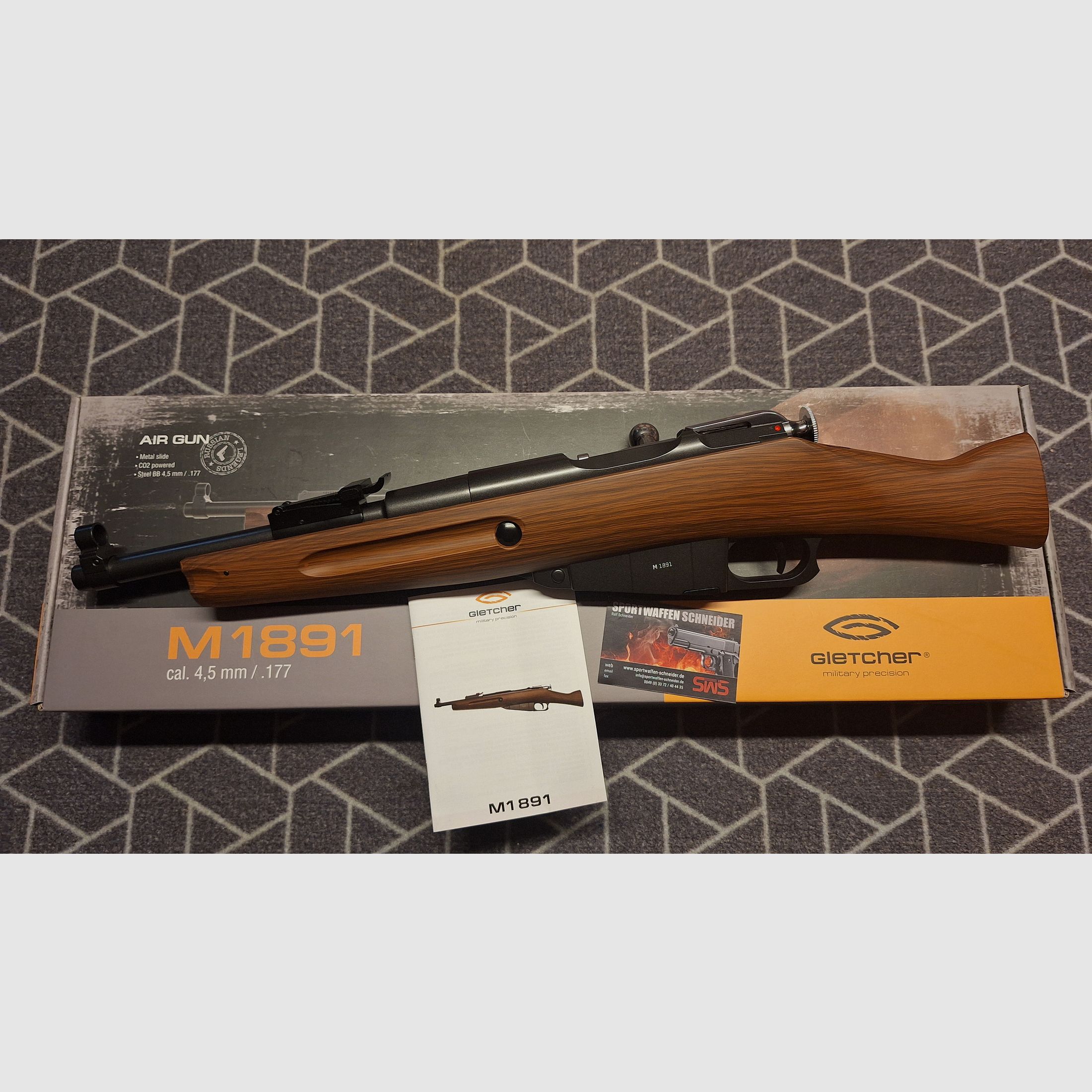 M1891 Mosin Nagant Partisan Co2 air rifle NEW!