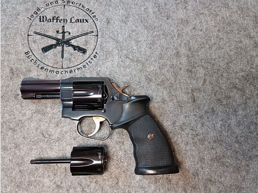 Manurhin France MR73 brüniert mit Wechseltrommel 9mmLuger