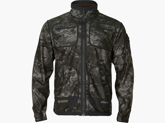 Härkila Wendefleecejacke Kamko Noctyx AXIS MSP® Black/Willow Green
