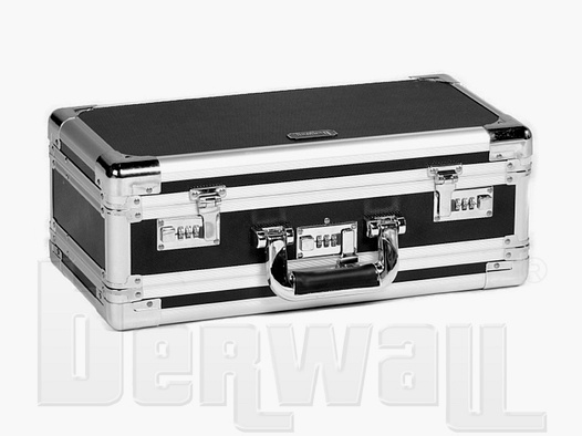 B-Ware berwall SW 045 Twin S Doppel Pistolenkoffer Kurzwaffenkoffer Alukoffer Case Koffer