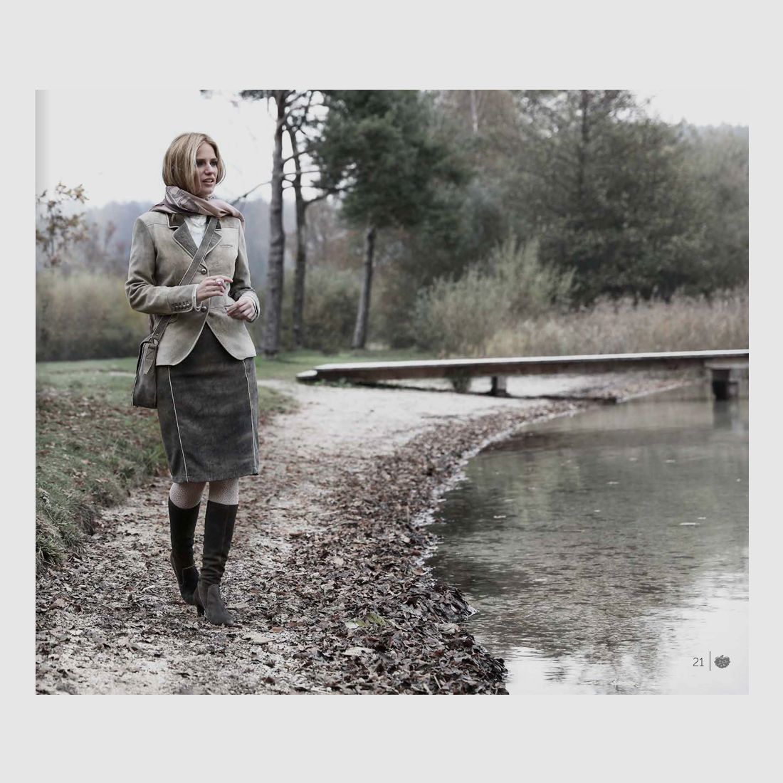 Meindl Clea Lederjacke in Creme