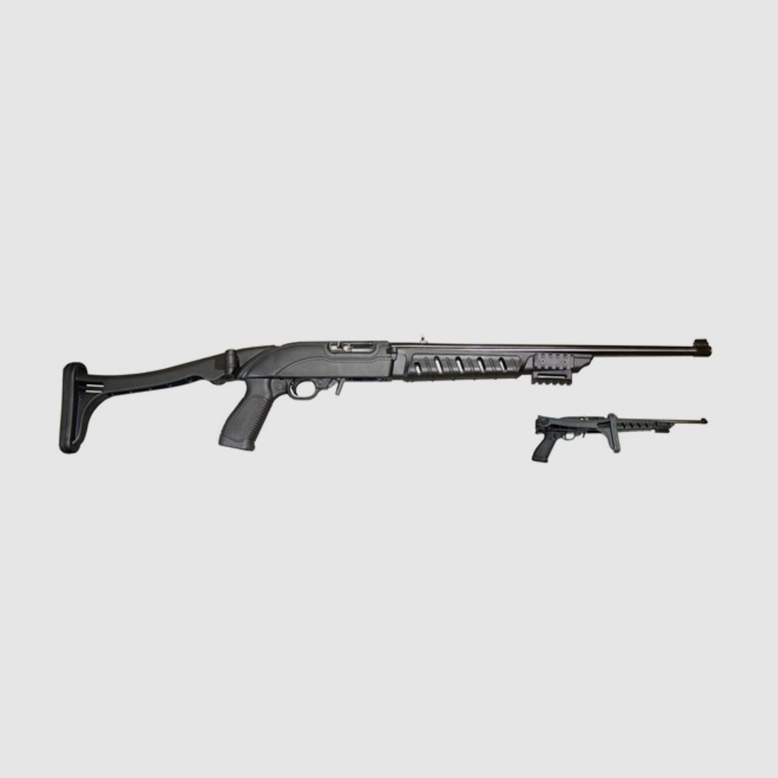 RUGER 10/22 Calcio Tattico Pieghevole - Polimero Nero