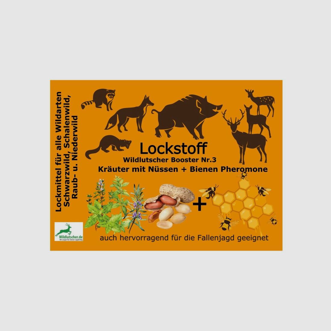 Wildlutscher Booster Nr.3 Nüsse mit Kräuter/ Bienen Pheromonen 0,25 l