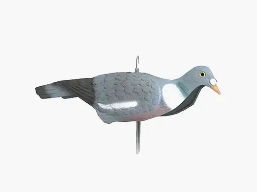 AKAH Decoy Wood Pigeon movable - stackable with ground spike