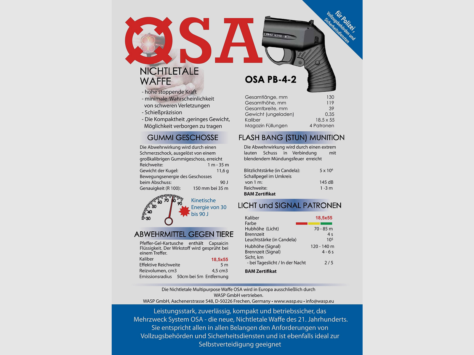 OSA PISTOL PB 4-2