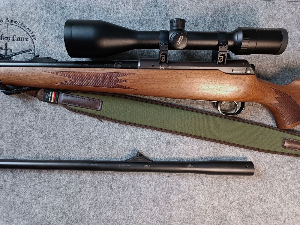 SIG Schweiz Mod. 98 AKAH mit Wechsellauf + SD Hausken + Meopta ZF