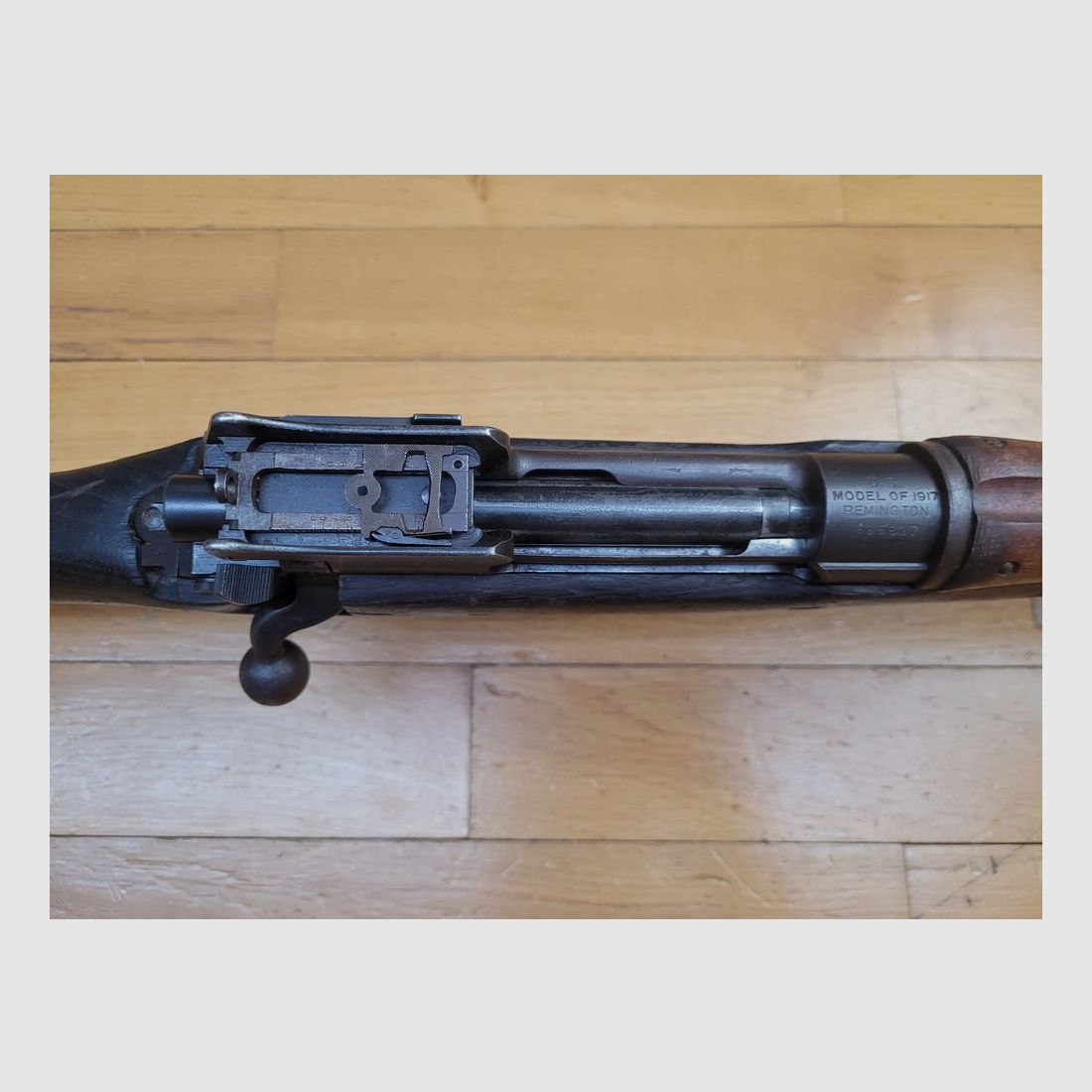 Schöner Gewehr Modell US17 für 14-18 – Herstellung Remington von 1918 – ursprüngliches Kaliber 30-06 Springfield – Ohne Modifikationen nach 1914 – Ausgezeichneter Lauf – Top-Waffe in TBE!, Bild 9 von 30