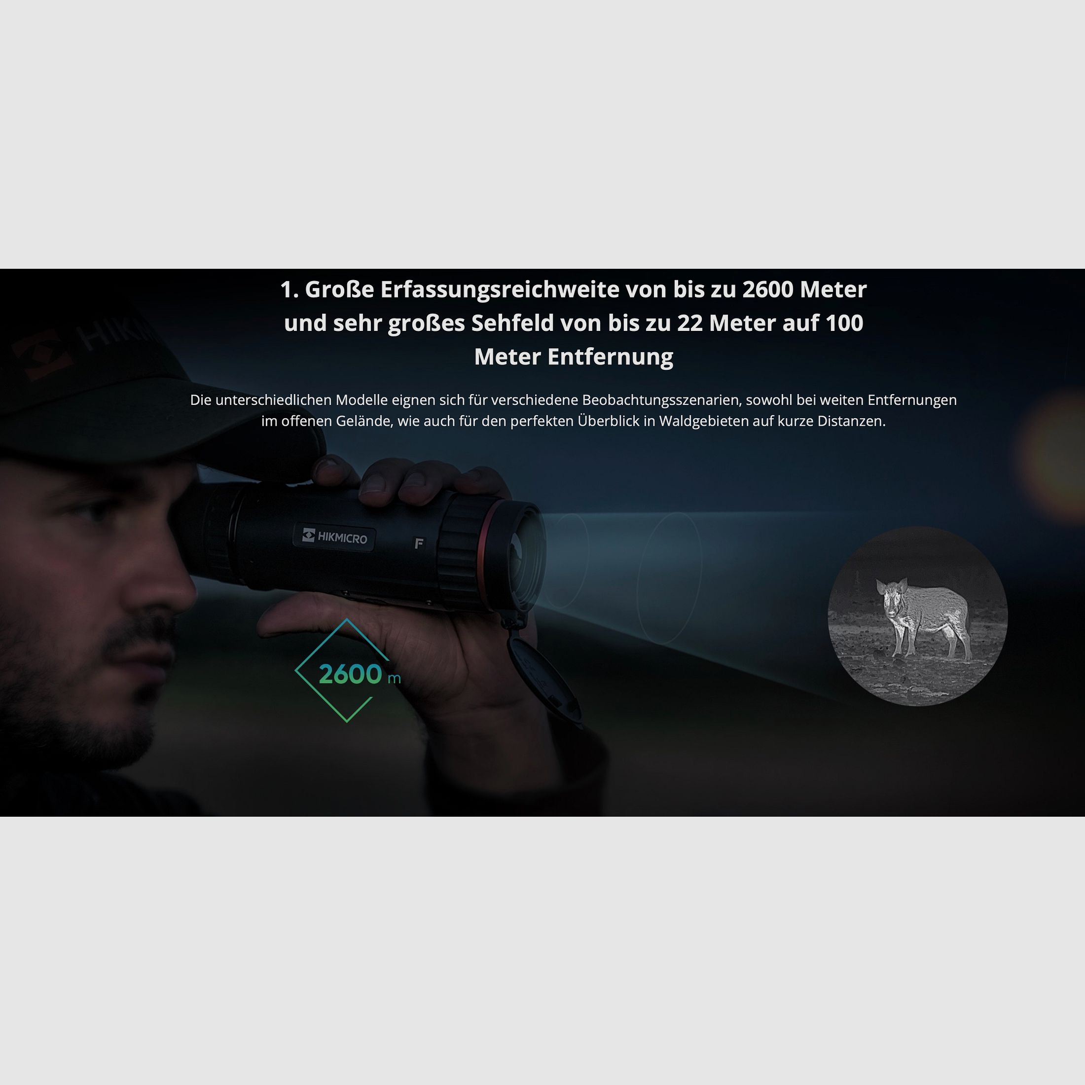 Hikmicro Monocular Falcon FQ35 Thermal Imaging Camera 640 x 512 12 μm <20 mK