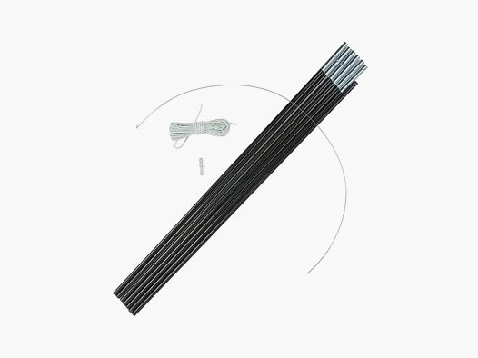 Highlander Forces Zeltstangen 8,5 mm 9er Set Fiberglas