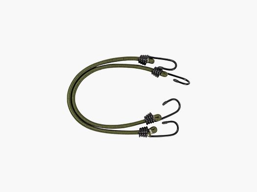 Highlander Forces Spanngummi mit Haken 8mm x 45cm 2er Set
