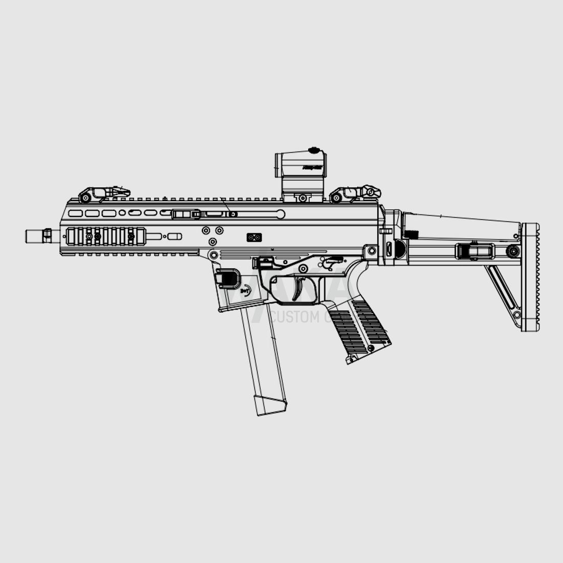 B&T Halbautomat APC9-G P PRO