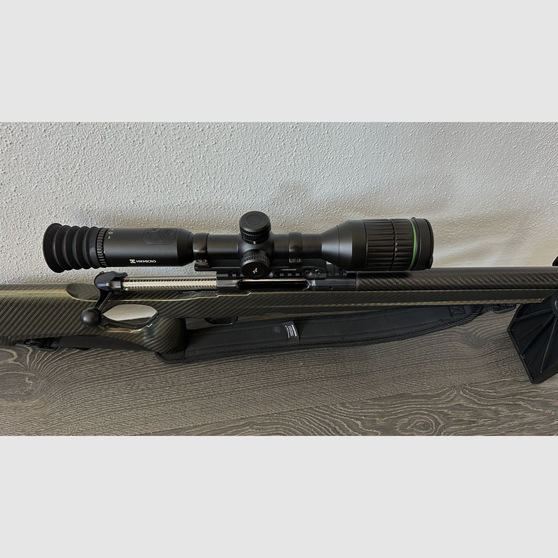 FBT Revolution für Tikka T3x Lite inklusive Schalldämpfer FBT INA OBS 32 sowie ATN X-Sight 4K Pro 5–20x Zielfernrohr