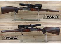 Bockdoppelbüchse Otto Baier Linden, Kal. 9,3x74R, .243Win *Zeldzaam - met Zeiss Diavari*