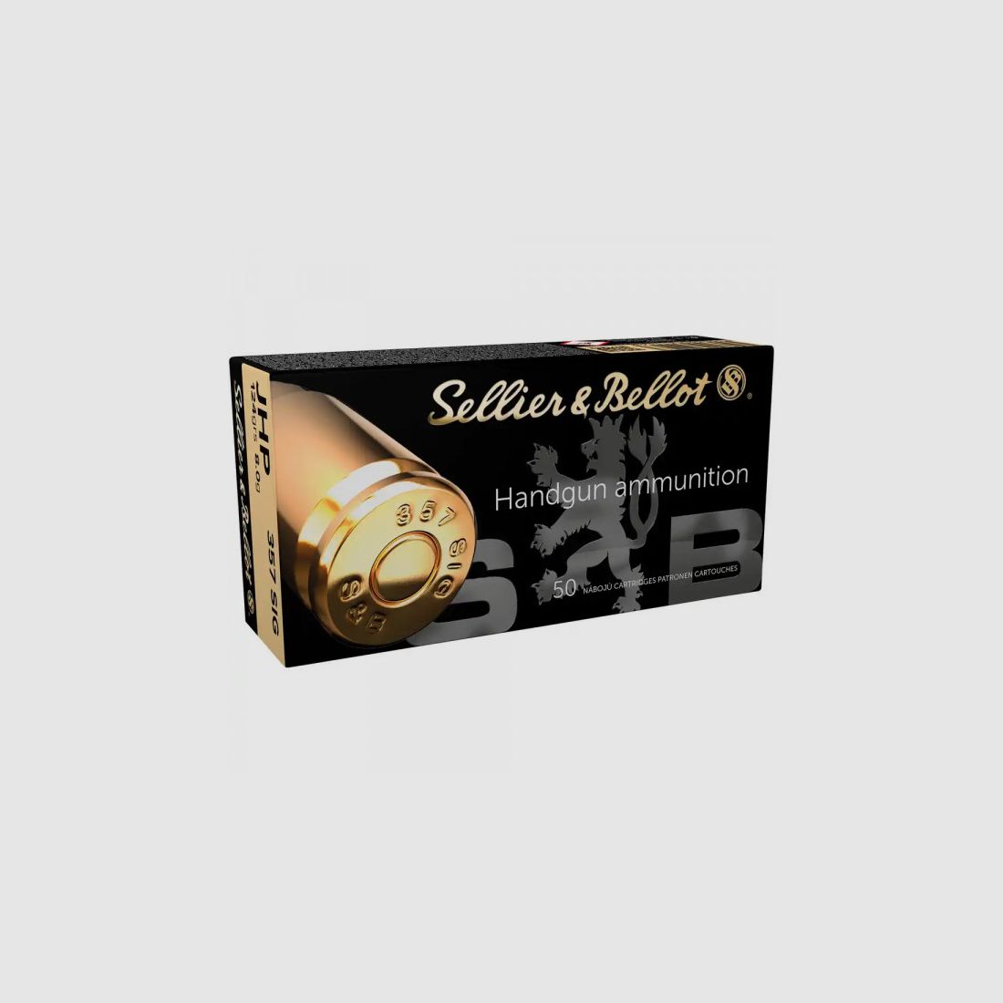 SELLIER & BELLOT PISTOL CARTRIDGES - .357SIG - JHP - 124 GRS. - 50 PIECES
