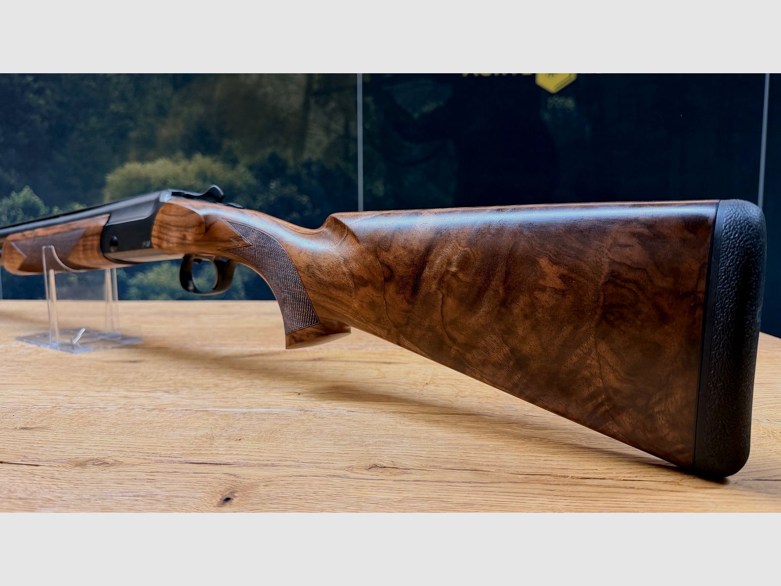 Blaser F16 Game 12/76 / HK 6 / Mattierter Schaft / 5 Briley Wechselchokes / Custom Leuchtkorn