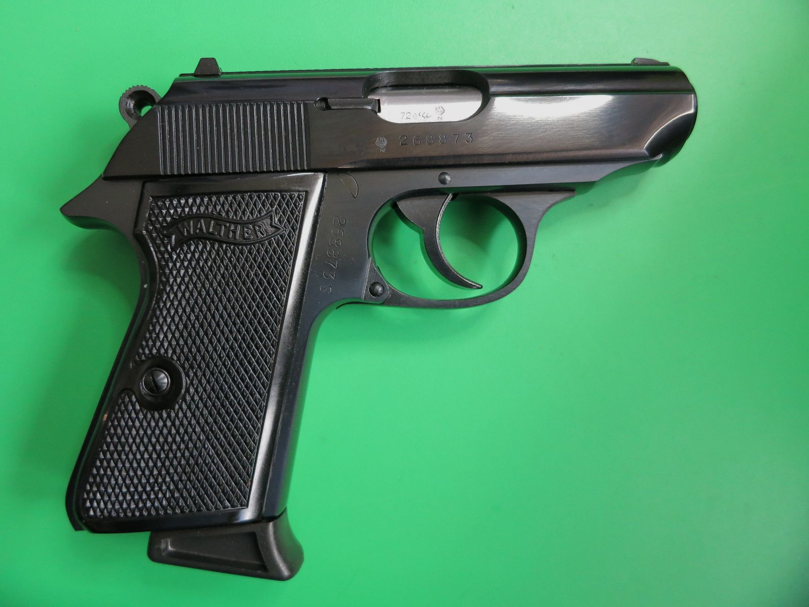 Halbautomatische Pistole, Walther PPK/S, Kal. 7,65 mm Browning, wie neu       #76-2