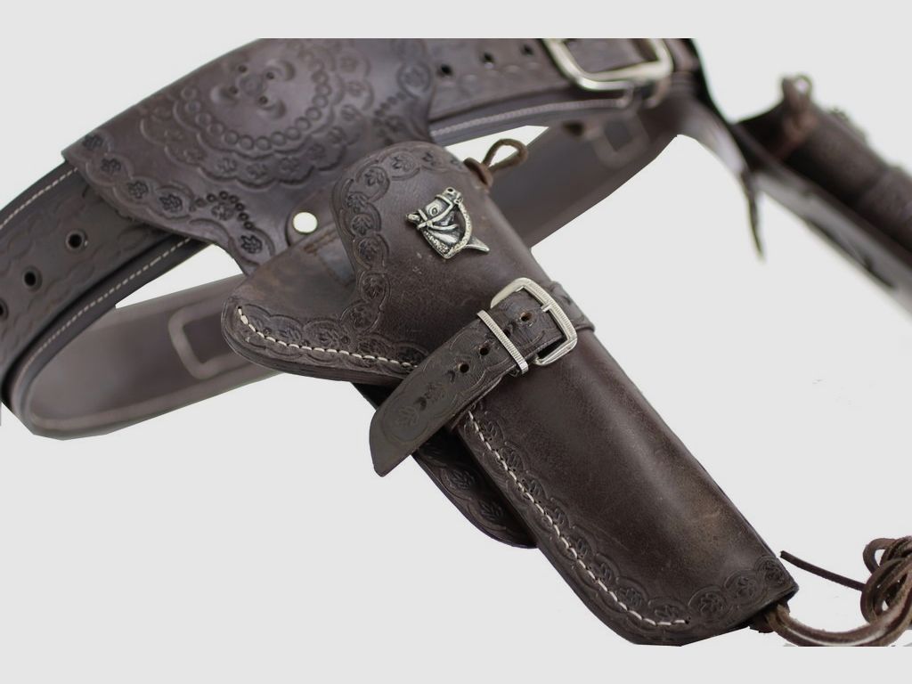Double Western Sheriff Belt, image 6 of 22
