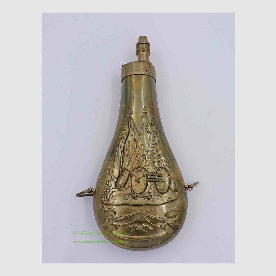 Pedersoli Gardone/Italien Pedersoli Pulverflasche Walker Brass Adjustable