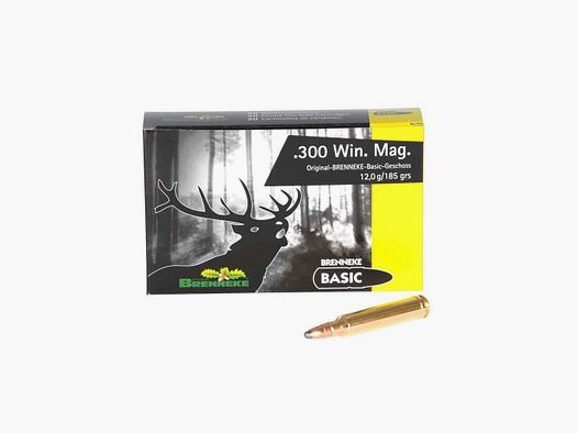 .300 Win. Mag. BASIC TLM 12,0g/185grs. Brenneke