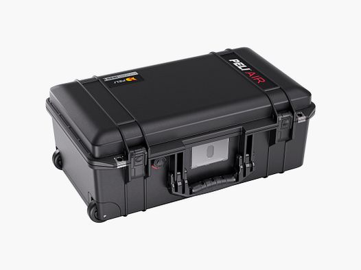 PELI Koffer 1535 AIR SCHWARZ MIT SCHIUMA UND RÄDER
