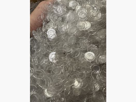 Stock transparent discs cal.28 1000 pieces