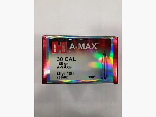 HORNADY Bullets .30 A-MAX GR 168