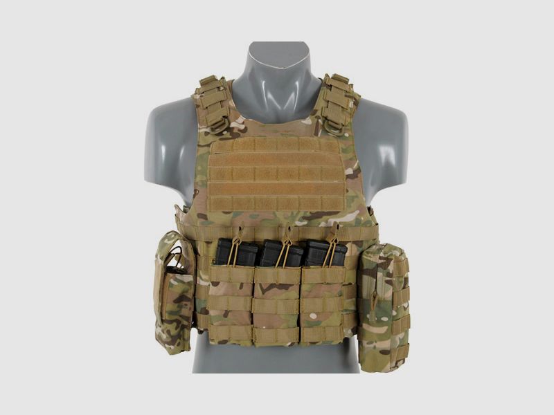 Lightweight AAV FSBE Assault Vest System V2 - Multicamo [8FIELDS]
