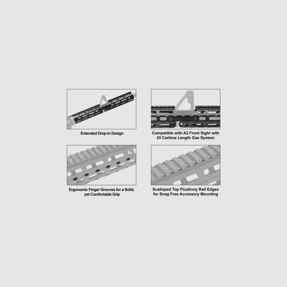 AR15 - Handguard DROP-IN M-LOK, Bild 4 von 7