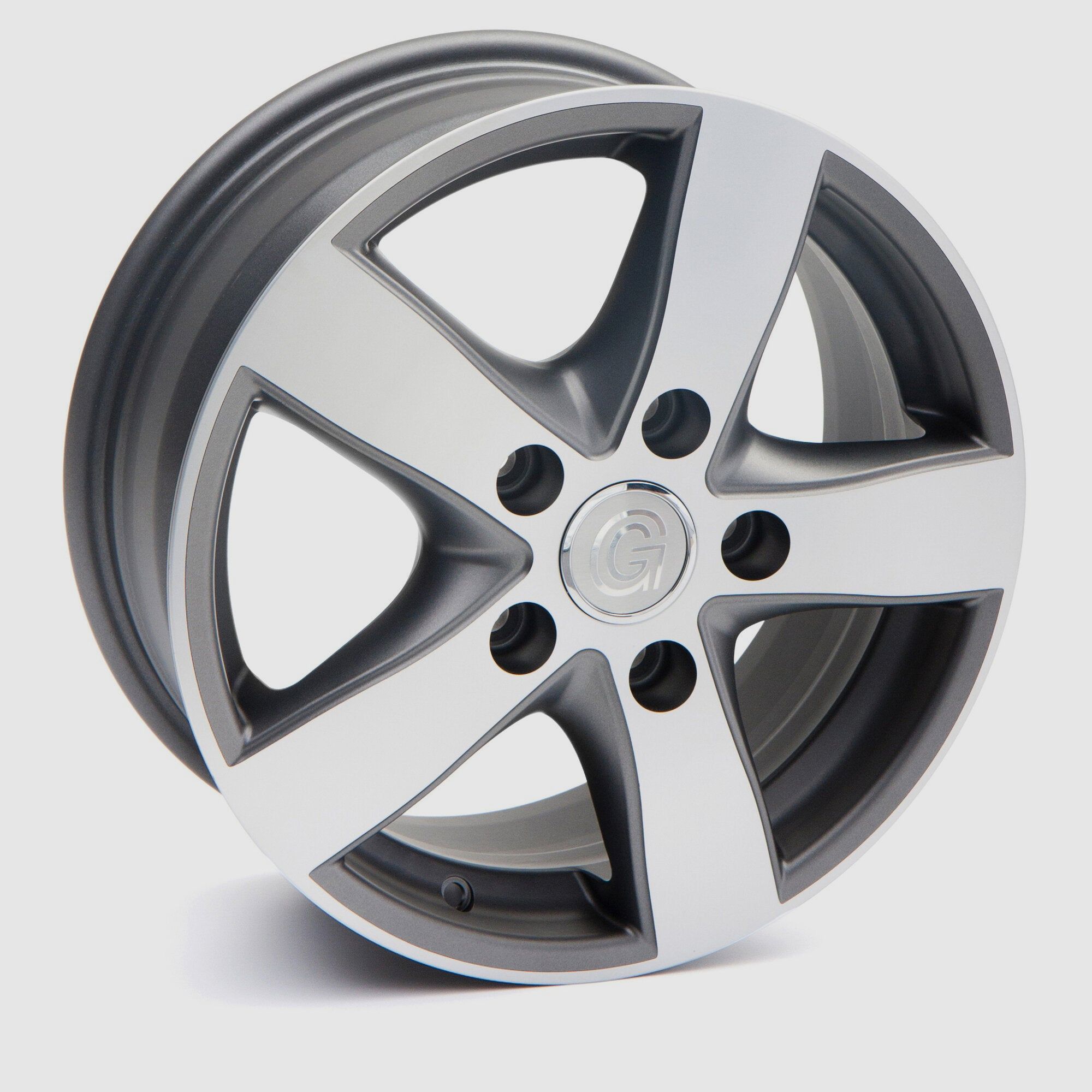 Cerchio in alluminio Goldschmitt GSM4, antracite lucido opaco per Fiat Ducato con telaio pesante