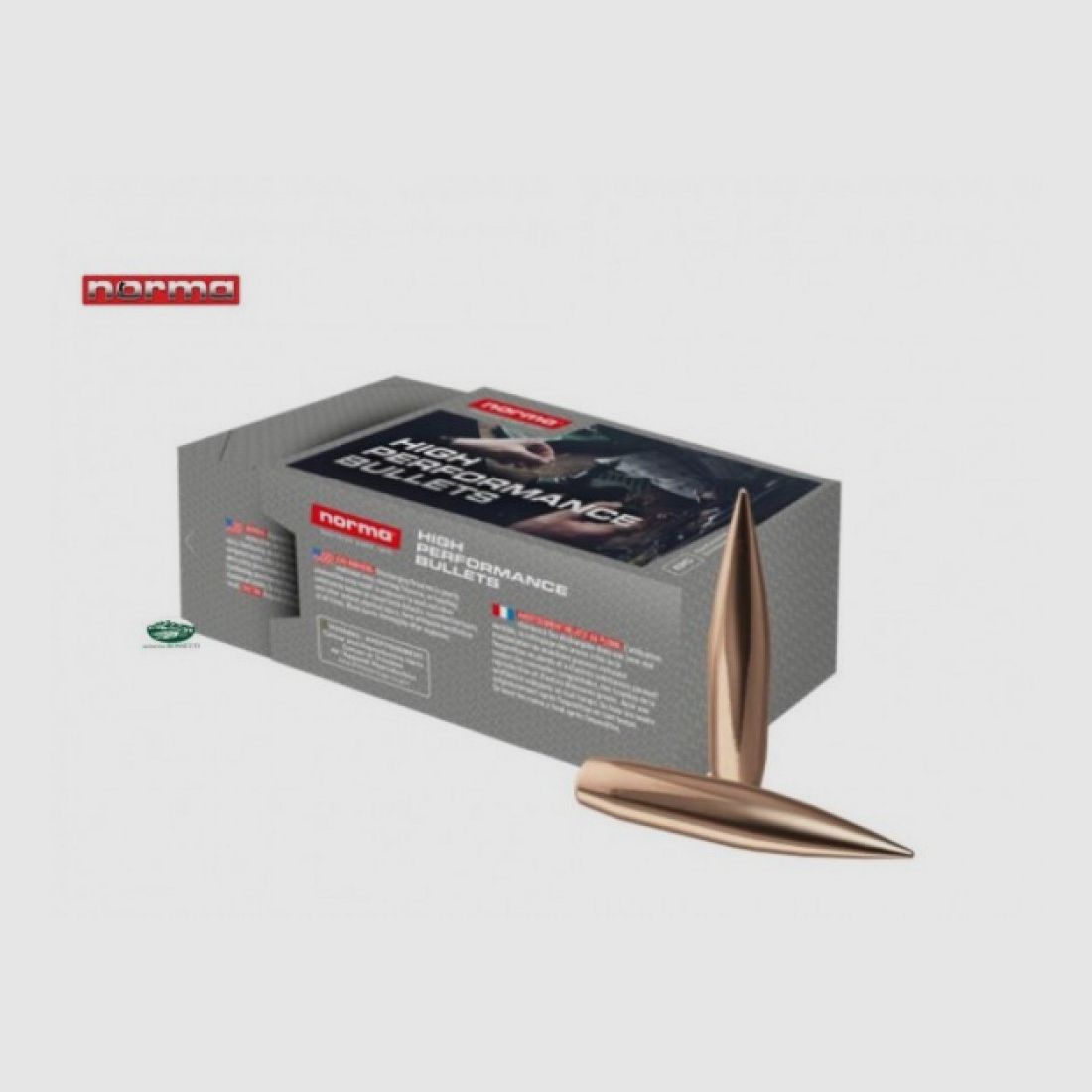 NORMA Bullets GTX cal.5.6mm (224) 69gr. box of 100 pcs. 10657401
