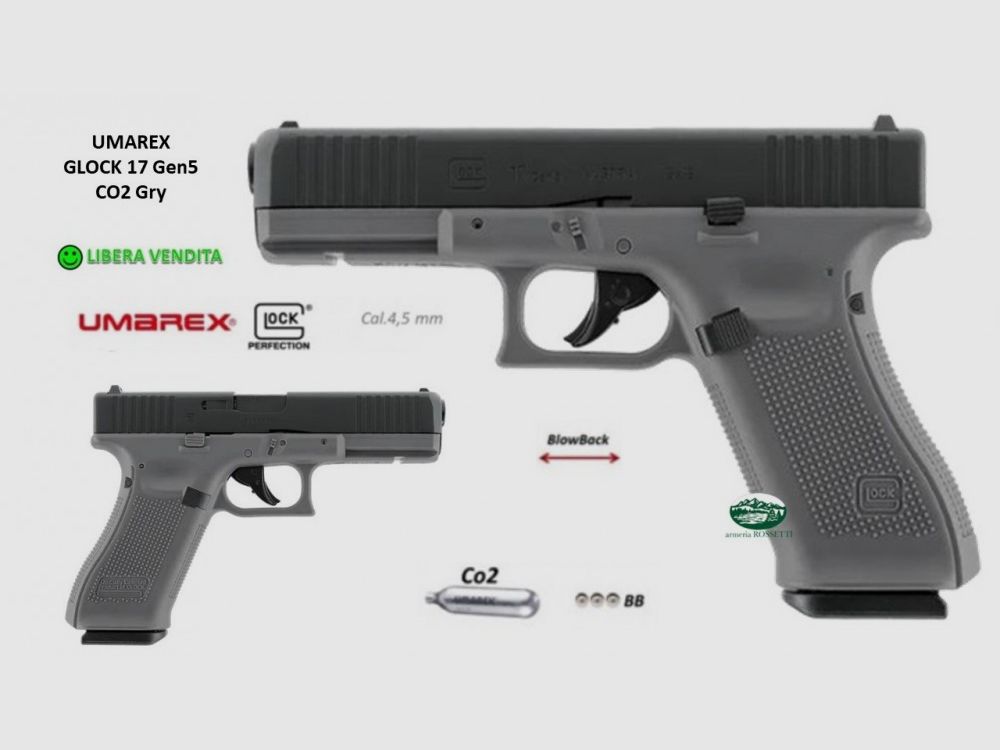 UMAREX GLOCK 17 gen 5 Grijs CO2 kal. 4,5