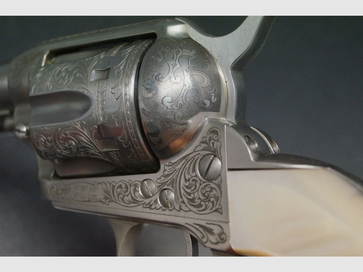 Uberti Cattleman Stainless Steel graviert .45 Colt, Bild 5 von 8