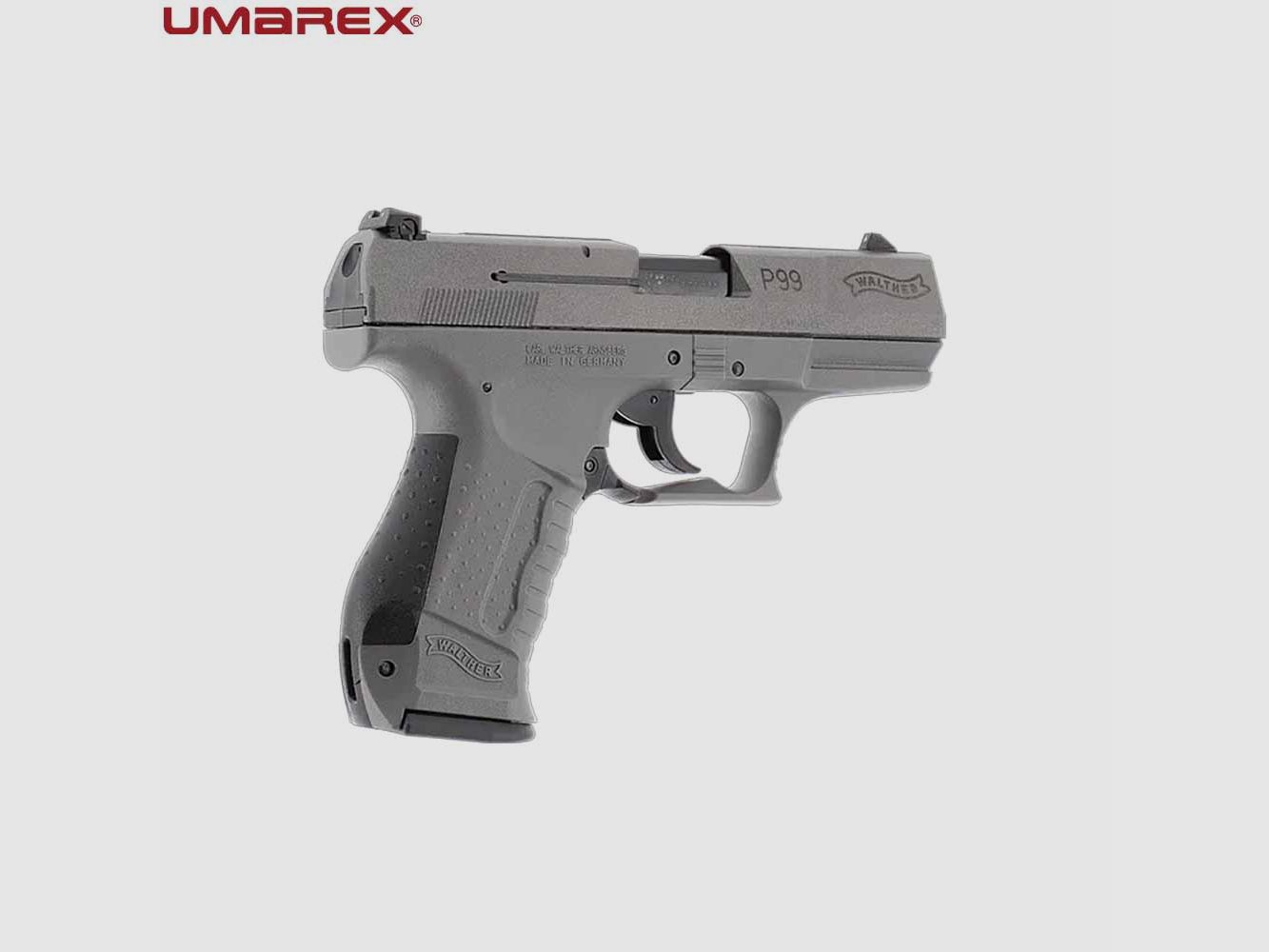 UMAREX WALTHER P99 SV 9mm P.A.K. GREY, immagine 9 di 21