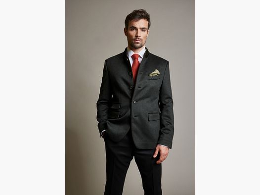 Habsburg Veste en Cachemire Marinus en Vert Foncé