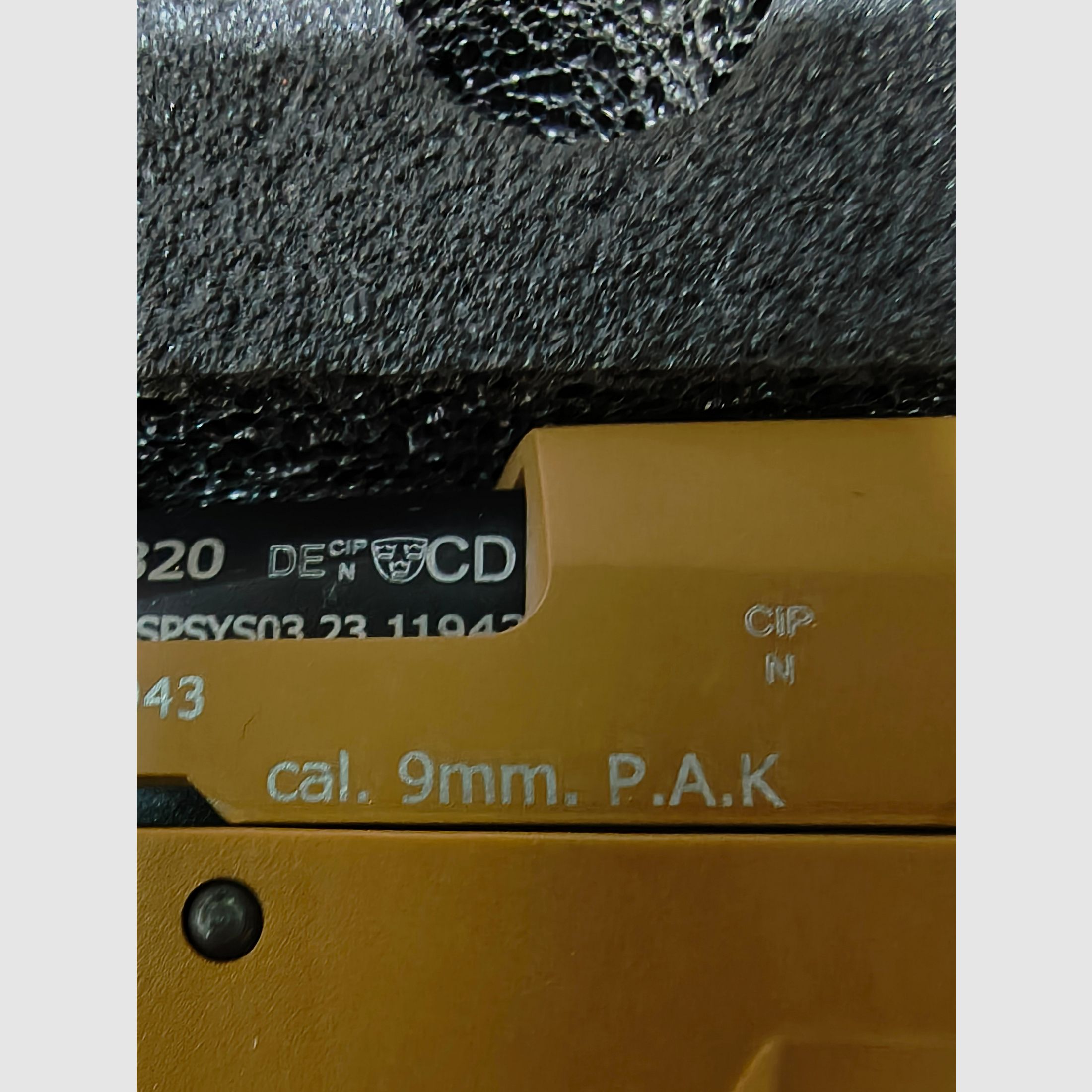 Sig Sauer P320 Ral 8000 / Dark Earth 9mm P.A.K 3 Magazine