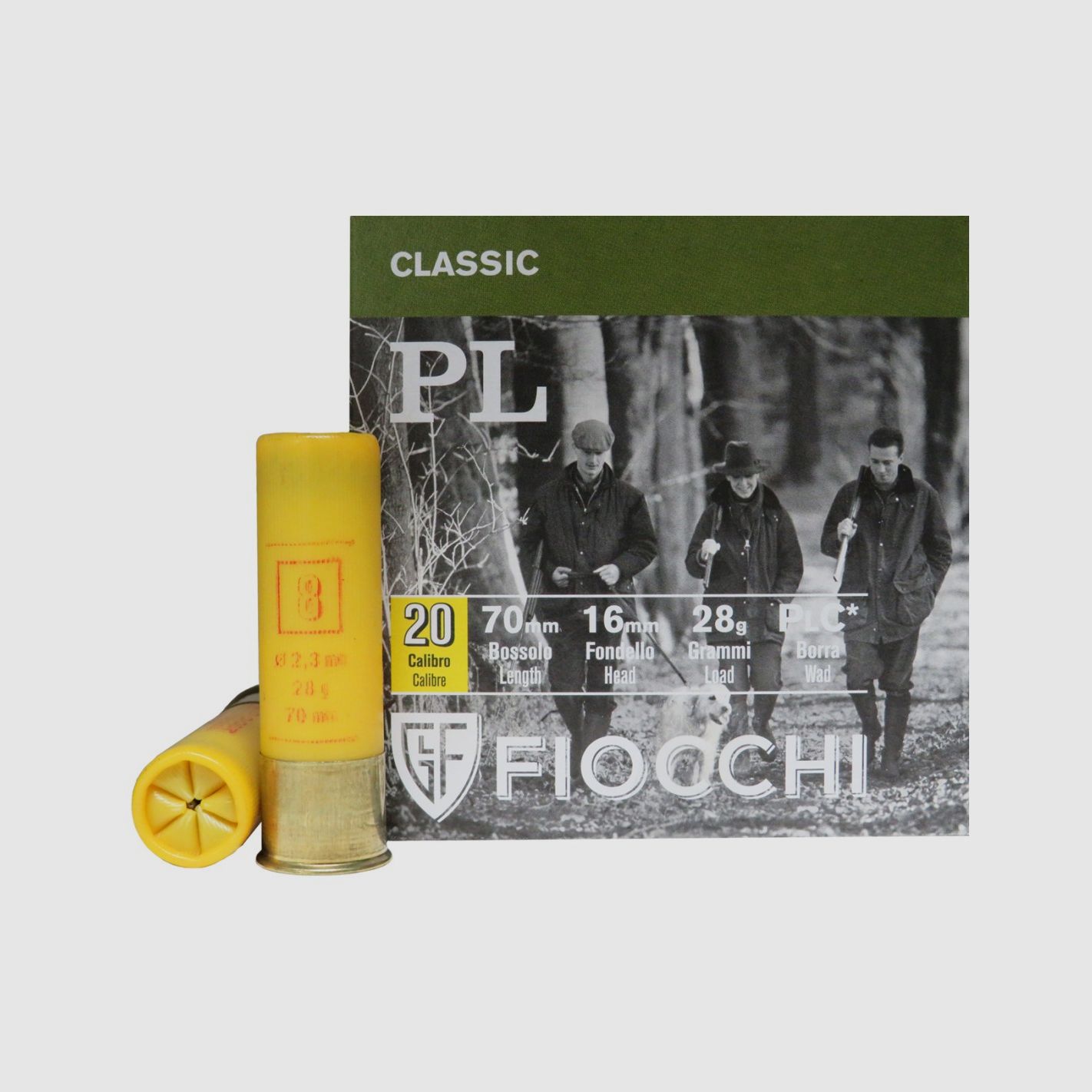 Cartouches Fiocchi PL Cal. 20/70 28 g Plomb 8